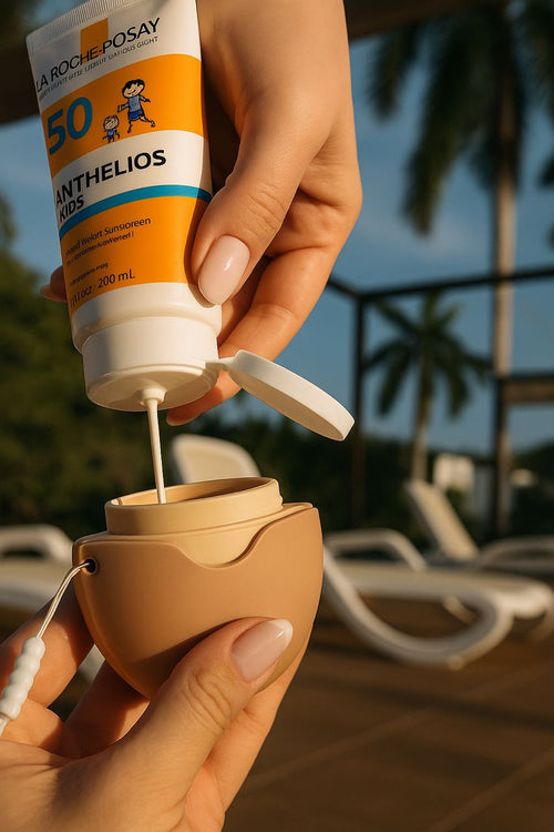 Applicateur de Crème Solaire Pratique & Mains Libres - MERAKISUN